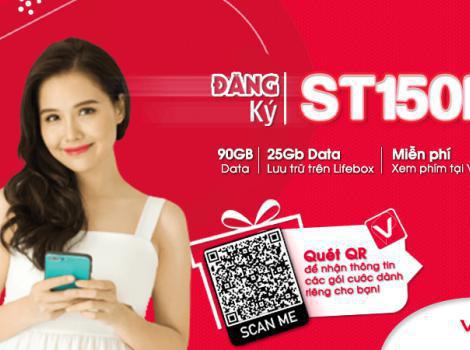 Các gói 150k có 90Gb data Viettel mới 2025