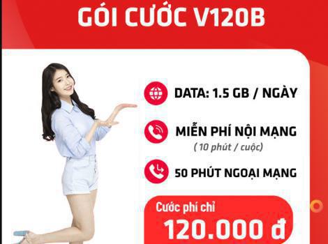 Hướng dẫn đăng ký V120B Viettel nhanh chóng có ngay 1.5Gb/ ngày data 4G tốc độ cao