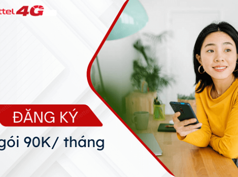 Gói cước combo Viettel tháng - cước phí 90k - ưu đãi data + Free cước thoại