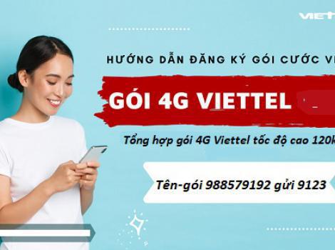Tổng hợp gói 4G Viettel tốc độ cao 120k/ tháng