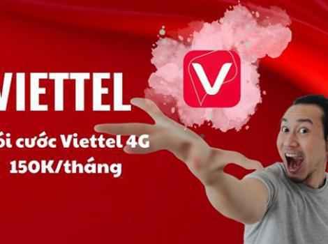 Tổng hợp gói 4G Viettel 150k/tháng data tốc độ cao