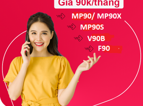 Danh sách các gói nội mạng Viettel cước phí chỉ 90.000đ/ tháng