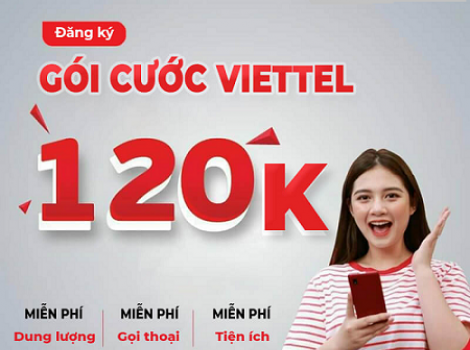 Danh sách các gói nội mạng Viettel cước phí chỉ 120.000đ/ tháng