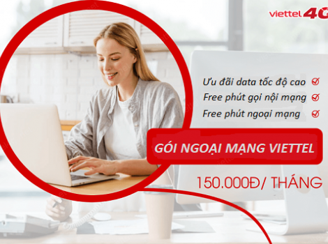 Danh sách gói ngoại mạng Viettel cước phí 150.000đ/ tháng
