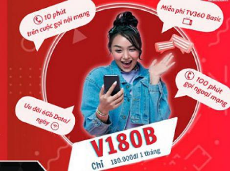 Gói ngoại mạng Viettel cước phí 180k/ tháng
