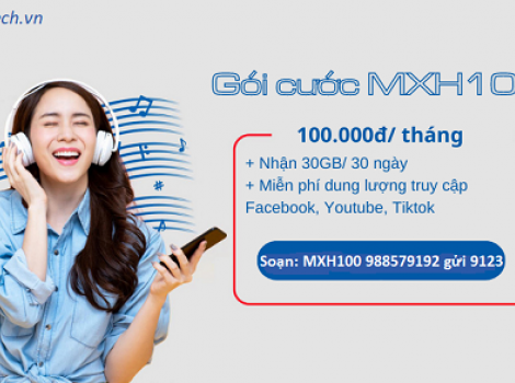 Lướt mạng xã hội không giới hạn chỉ 100k/tháng 