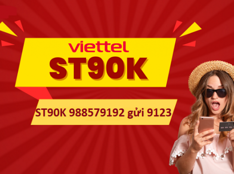 Gói data Viettel tốc độ cao 30Gb chỉ 90k/ tháng