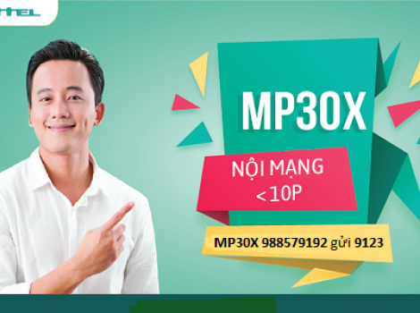 Gói nội mạng Viettel ưu đãi 500 phút 30 ngày chỉ 30k/ tháng