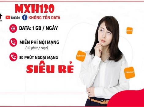 Đăng ký gói mạng xã hội Viettel ưu đãi 30Gb + miễn phí gọi thoại chỉ từ 4k/ngày