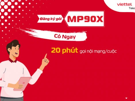 Thoải mái gọi nội mạng free cả tháng với gói cước MP90X chỉ 90k 1 tháng