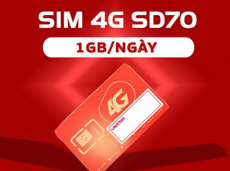 Gói cước 4G 30Gb data tốc độ cao - gói cước 70K 1 tháng