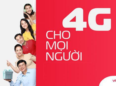 Các gói cước 4G Viettel giá rẻ trong tháng ưu đãi khủng