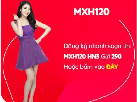 Gói cước MXH Viettel nhận data hấp dẫn truy cập mạng xã hội không giới hạn 120.000đ/ tháng