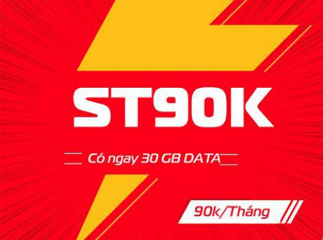 Gói cước 4G Viettel 90K Mỗi Tháng Tới 30Gb Tốc Độ Cao