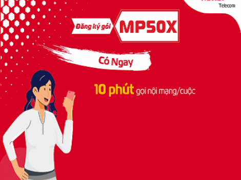 Gọi nội mạng free cả tháng với gói cước MP50X chỉ 50k 1 tháng