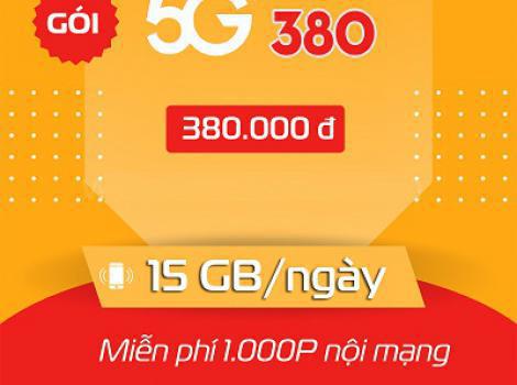 5G380B Viettel: Khuyến Mãi Đỉnh với 450GB và Gọi Miễn Phí!