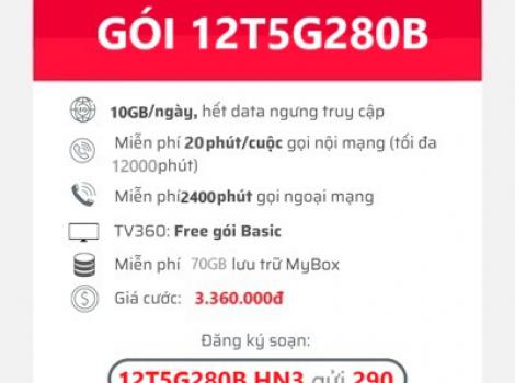 Trải nghiệm 5G mạnh mẽ với 3600GB data, gọi miễn phí 12000 phút!