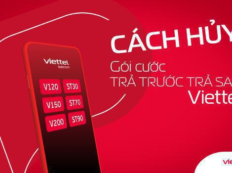 Cách hủy gia hạn gói cước Viettel