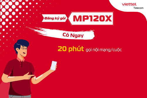 Gọi nội mạng free cả tháng với gói cước MP120X 