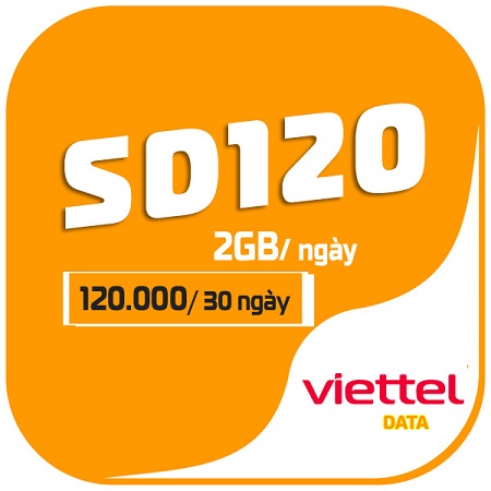 Gói cước SD120 Viettel