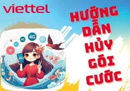 Cách hủy gói cước Viettel