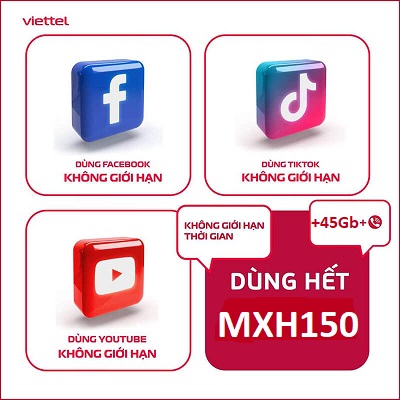 Ưu đãi cực hời không giới hạn truy cập MXH chỉ 150k/ tháng