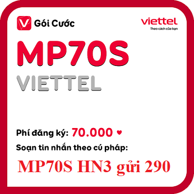 Gói cước MP70S Viettel
