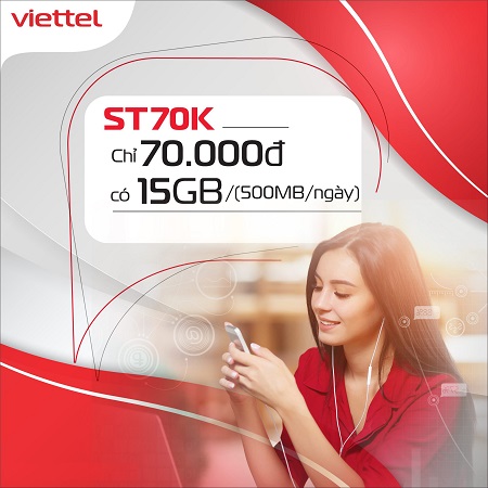 Truy cập internet với gói cước siêu tốc độ mạng ST70K Viettel