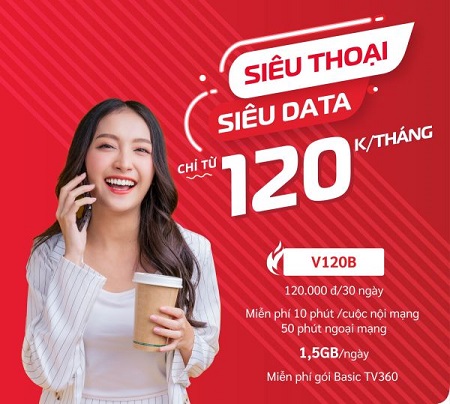 Gói cước V120B Viettel