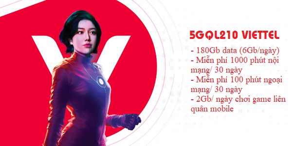 gói cước 5GQL210 Viettel