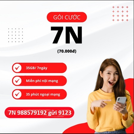 Gói cước 7N Viettel 