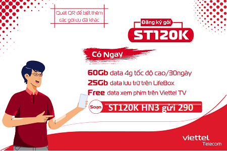 Gói cước ST120K Viettel