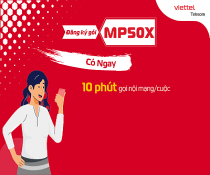 Gọi nội mạng free cả tháng với gói cước MP50X