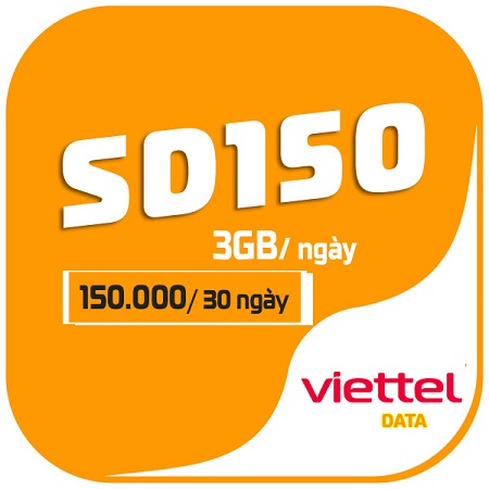 Gói cước SD150 Viettel