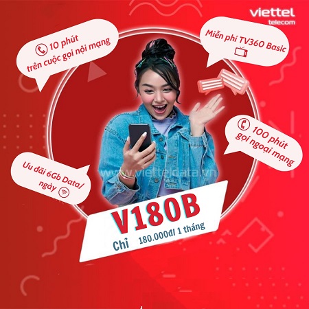Gói cước V180B Viettel