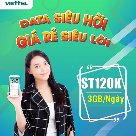 Truy cập internet với gói cước siêu tốc độ mạng ST120K Viettel