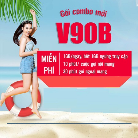 Ưu đãi khủng với combo gọi thoại và 30Gb data tốc độ cao với gói cước V90B Viettel