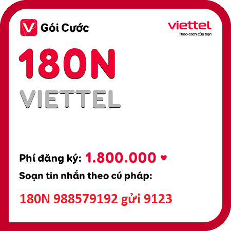 Gói cước 180N Viettel