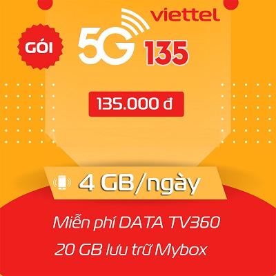 gói cước 5G135 Viettel