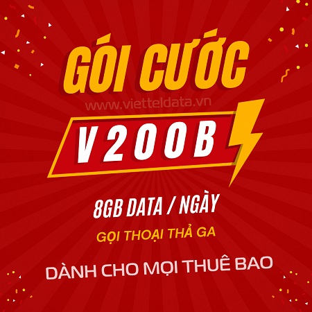 Gói cước V200B Viettel