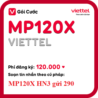 Gói cước MP120X Viettel