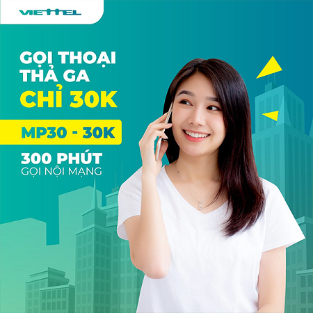 Gói nội mạng Viettel cước phí 30k