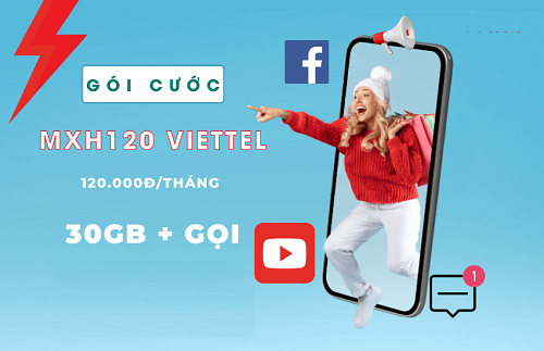 Gói cước MXH120 Viettel