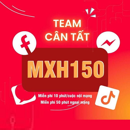Gói cước mạng xã hội Viettel truy cập Fb, Tiktok, Youtube không giới hạn- gói cước 150K
