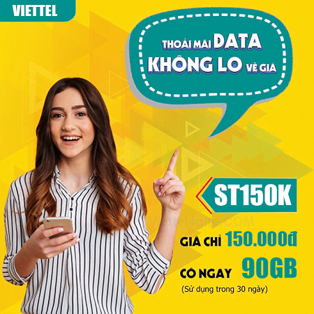 Truy cập mạng không lo gián đoạn với gói 4G siêu tốc độ ST150K