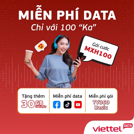 Gói Cước MXH100 Viettel