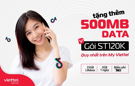 Gói cước ST120K Viettel